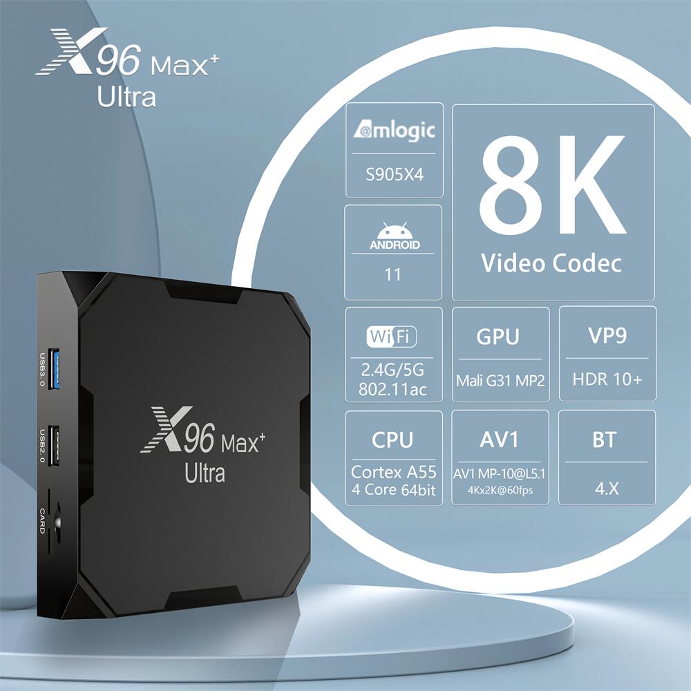 China-Make X96max+Ultra IPTV Boxes: Quality Entertainment Choice