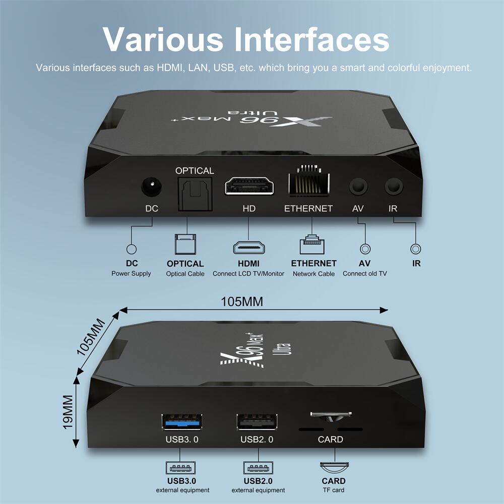 China-Make X96max+Ultra IPTV Boxes: Quality Entertainment Choice