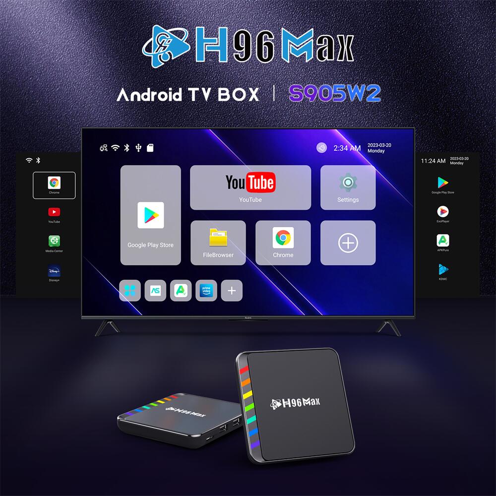 H96max W2 IPTV Boxes: Entertainment Crafted in China